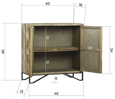 Dovetail Furniture Aladar Sandblasted Cabinet 3