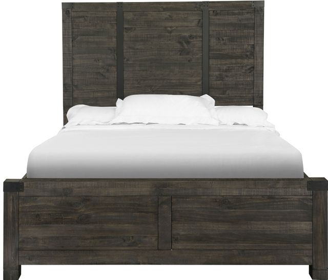 Magnussen Home® Abington Weathered Charcoal King Panel Bed-1