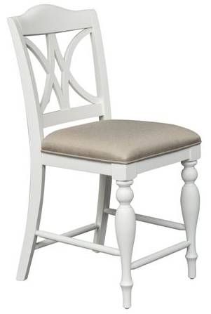 Liberty Summer House Oyster White Counter Chair