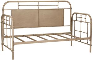 Liberty Vintage Cream Twin Metal Day Youth Bed
