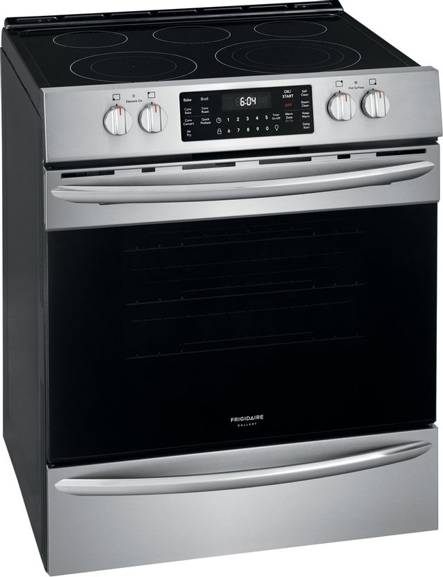 Frigidaire Gallery® 30" Stainless Steel Freestanding Electric Range with Air Fry 1