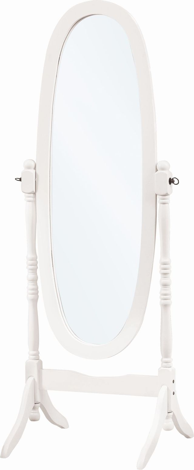 Miroir en bois , blanc antique, Monarch Specialties®