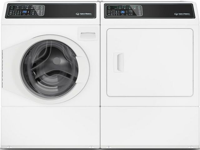 Speed Queen® DF7 7.0 Cu. Ft. White Front Load Electric Dryer 4