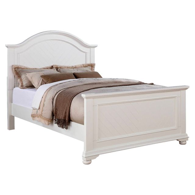 Elements Brook White Queen Bed, Dresser, Mirror & Nightstand-2