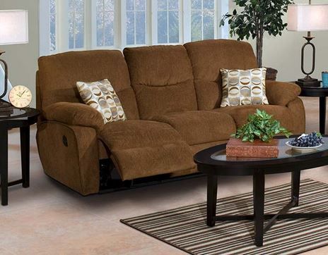 New Classic® Manchester Dual Reclining Sofa-Cocoa