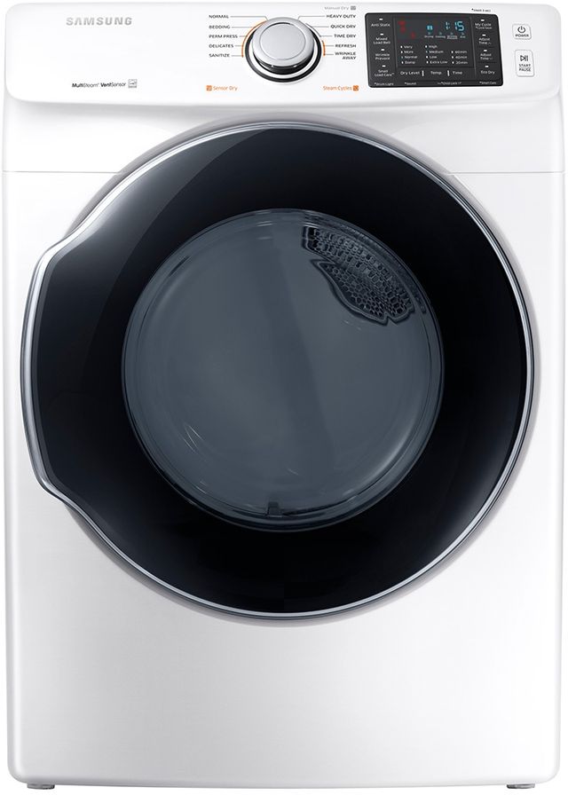Samsung 7.4 Cu. Ft. White Front Load Gas Dryer
