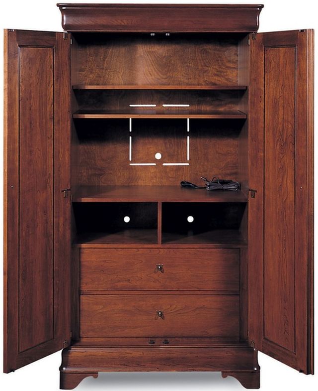 Durham Furniture Chateau Fontaine Mineral Armoire 5