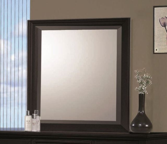 Coaster® Sandy Beach Black Vertical Dresser Mirror 1
