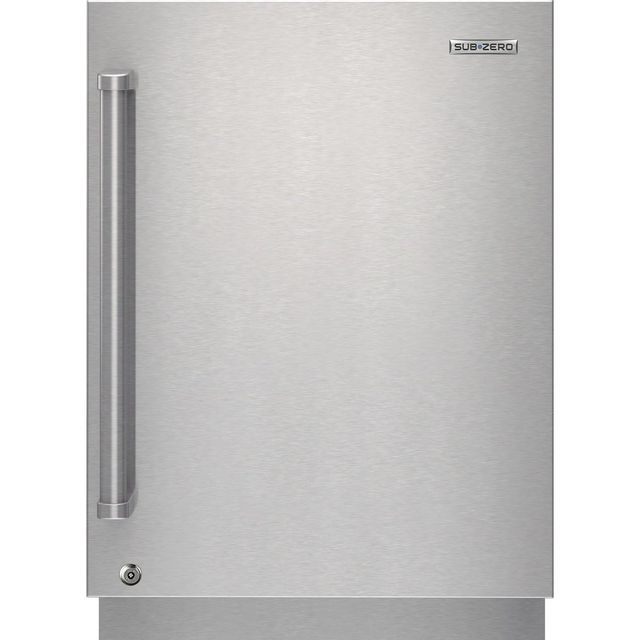 Sub-Zero® Designer Stainless Steel Undercounter Outdoor Solid Door Panel with Lock-0