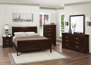 Coaster® Louis Philippe 5-Piece Cappuccino Twin Bedroom Collection
