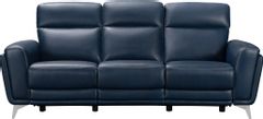 BarcaLounger® Cameron Marco Navy Blue Power Reclining Sofa