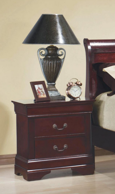 Coaster® Louis Philippe Red Brown Nightstand 1