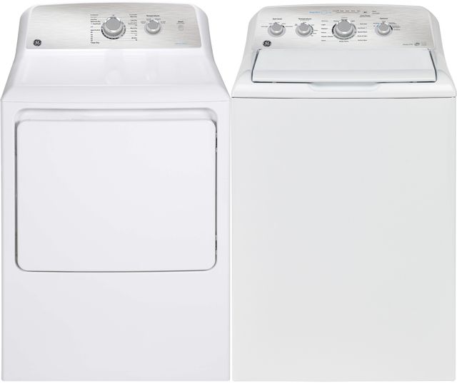 GE® White Top Load Laundry Pair