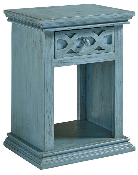 Progressive® Furniture Luna Antique Turquoise Nightstand