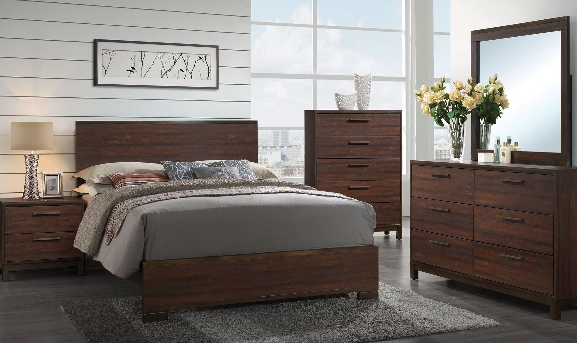 rustic california king bed sets