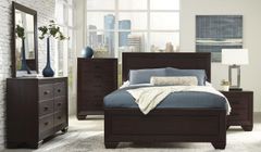 Coaster® Kauffman 4-Piece Dark Cocoa Queen Bedroom Set