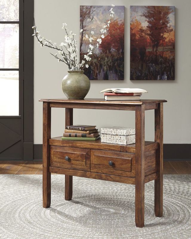 Signature Design by Ashley® Abbonto Warm Brown Accent Table-1