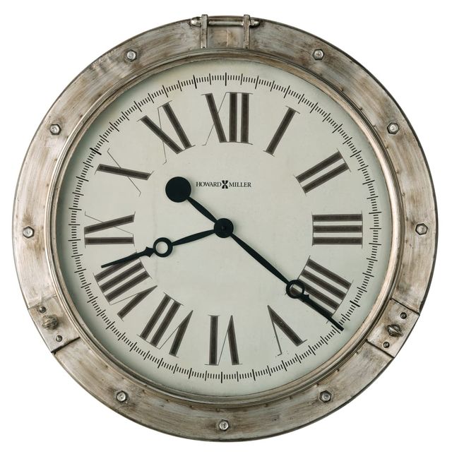 Howard Miller® Chesney Aged Silver Gallery Wall Clock