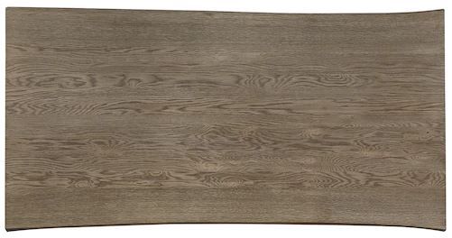 Bassett® Furniture Crossbuck Storm Grey Oak Live Edge Dining Table Fischer Furniture Rapid