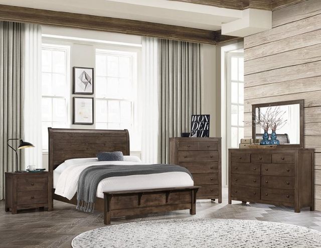 Emerald Home Ashton Hills Ash Brown Dresser | Wood's Furniture