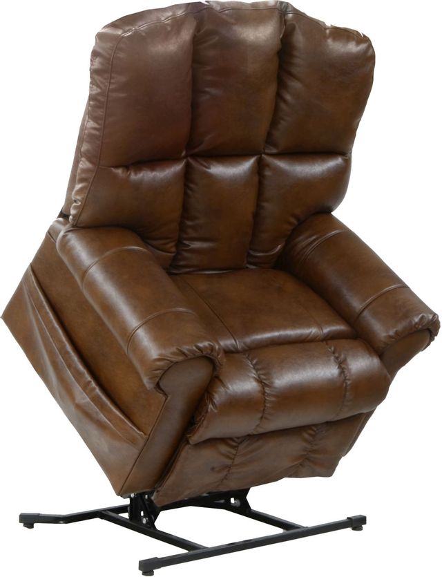 Catnapper® Stallworth Chestnut Power Lift Full Lay-Out Chaise Recliner 2