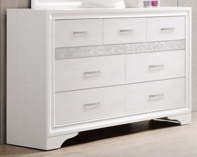 Coaster® Miranda 5-Piece White Queen Panel Storage Bedroom Set-3