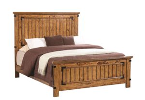 Coaster® Brenner Rustic Honey Eastern King Panel Bed