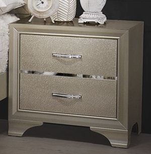 Coaster® Beaumont Champagne Nightstand 1