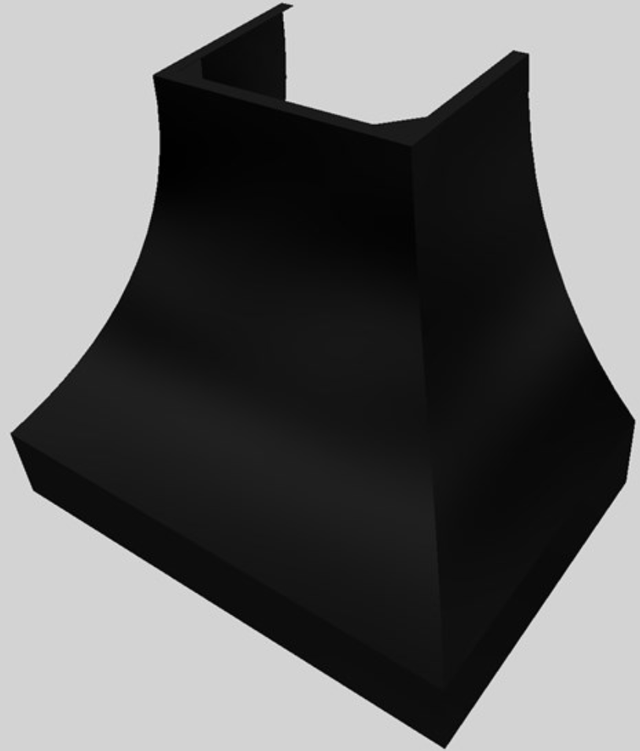 Vent-A-Hood® Designer Series 36" Black Wall Mounted Range Hood 4