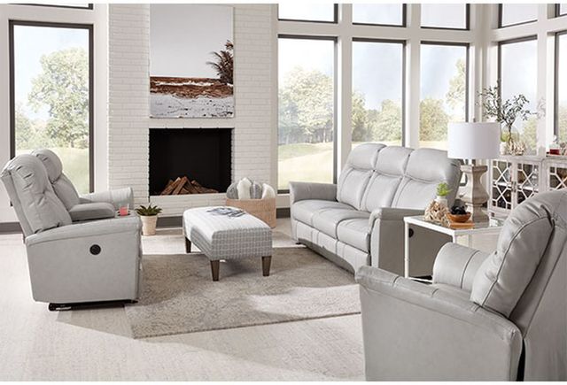 Best® Home Furnishings Caitlin Reclining Rocker Loveseat with Console 3