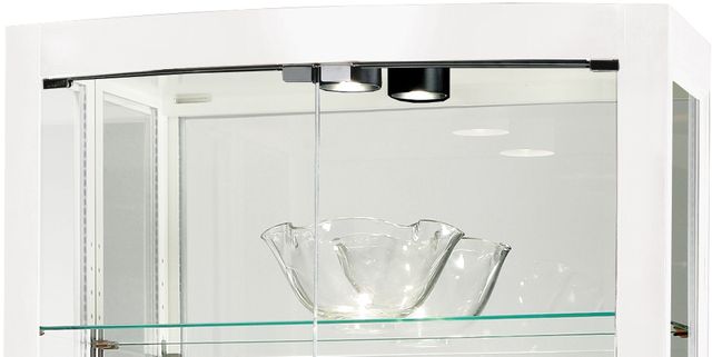 Howard Miller® Bradington III Gloss White Curio Cabinet 1