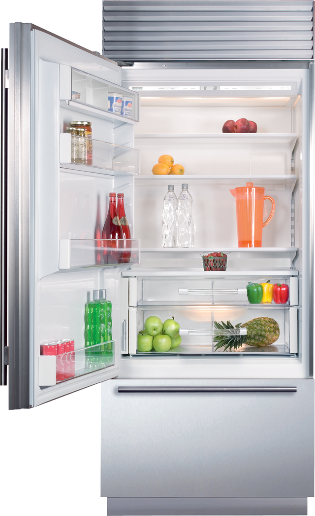 Sub-Zero® 17.4 Cu. Ft. Bottom Freezer Refrigerator-BI-30U/O-RH-1