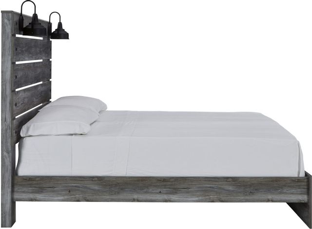 Signature Design by Ashley® Baystorm Smoky Gray Queen Panel Bed 16