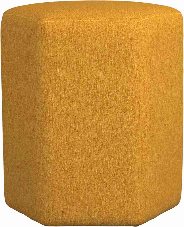 Coaster® Yellow Hexagonal Upholstered Stool-1