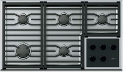Wolf® 36" Stainless Steel Transitional Gas Cooktop