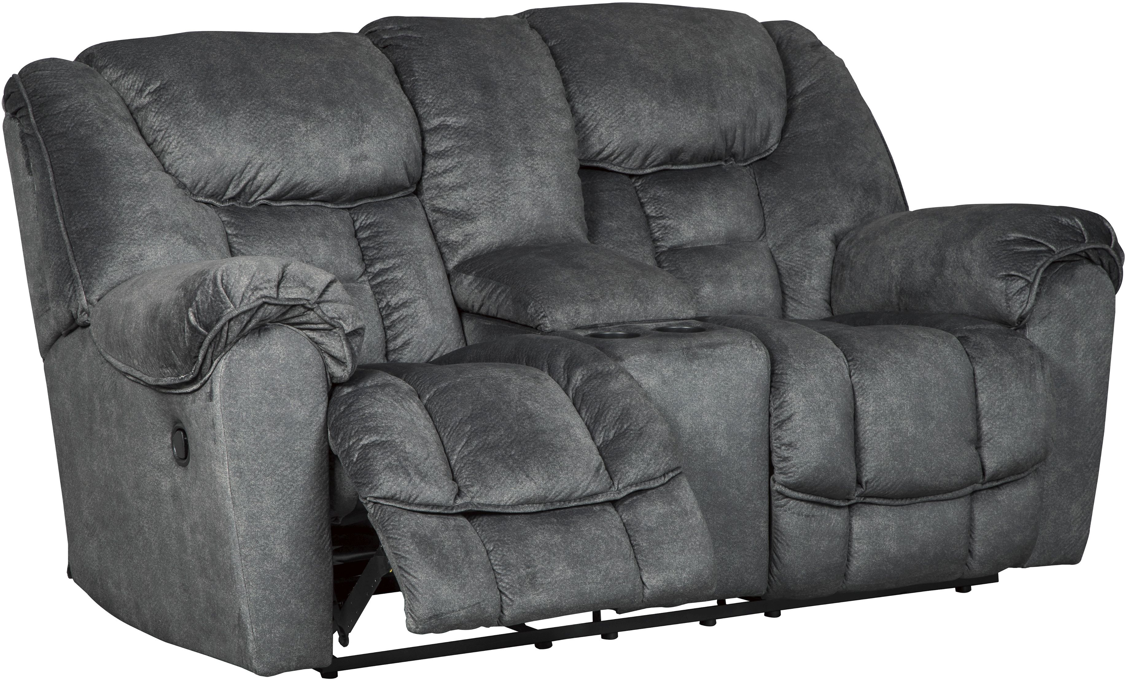 Signature Design by Ashley® Capehorn Granite Double Reclining Loveseat