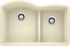 Blanco® Diamond™ 32" Biscuit Undermount Double Bowl Kitchen Sink