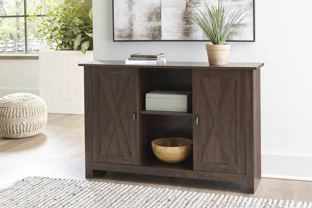 Signature Design by Ashley® Turnley Distressed Brown Accent Cabinet 6