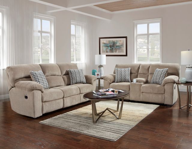 Chevron Seal Buy the Reclining Sofa and Loveseat Get the Matching Recliner FREE-1