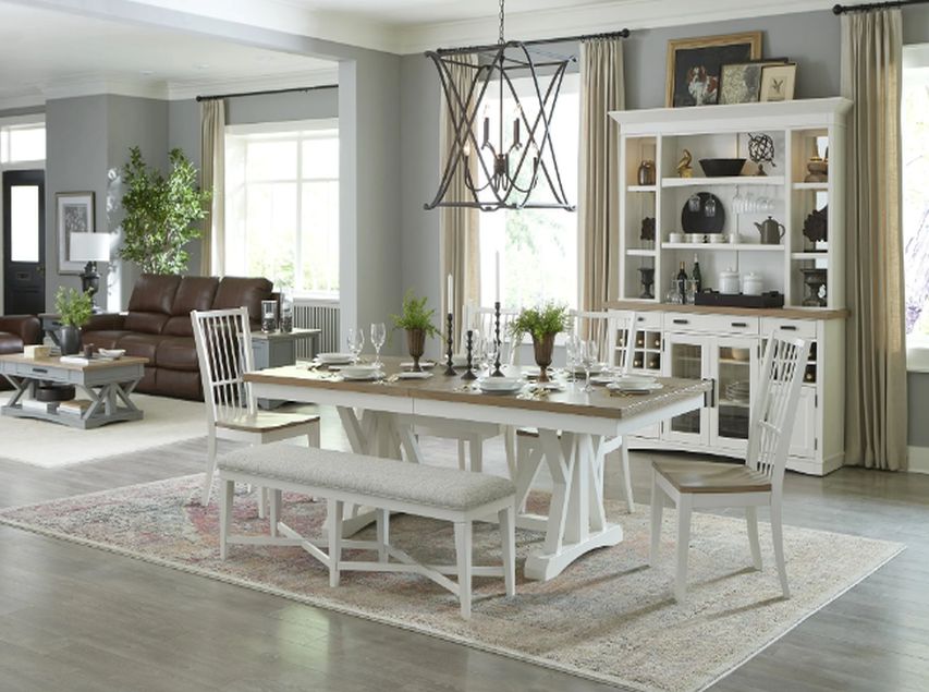 Parker House® Americana Modern Cotton/Weathered Natural Dining