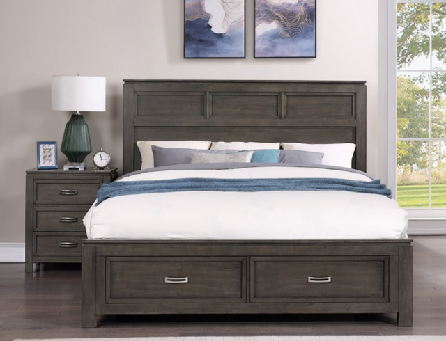 Winners Only® Harper Gray California King Storage Bed 3