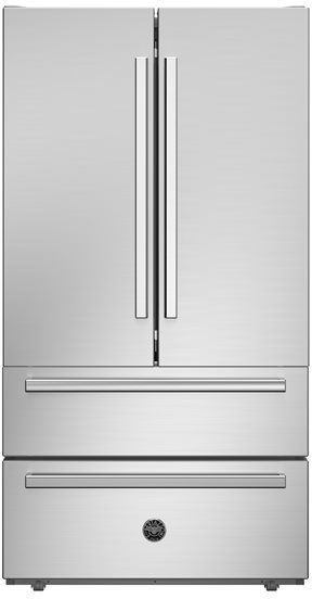 Bertazzoni 22.5 Cu. Ft. Professional Series Stainless Steel Counter Depth French Door Refrigerator-0