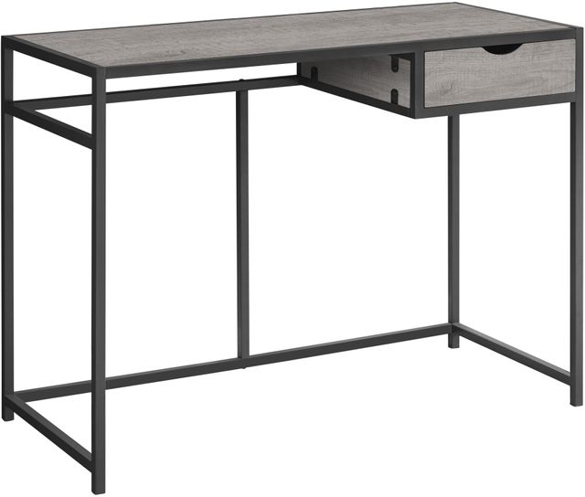 Monarch Specialties Inc. 42"L Grey with Dark Grey Metal Computer Desk 2