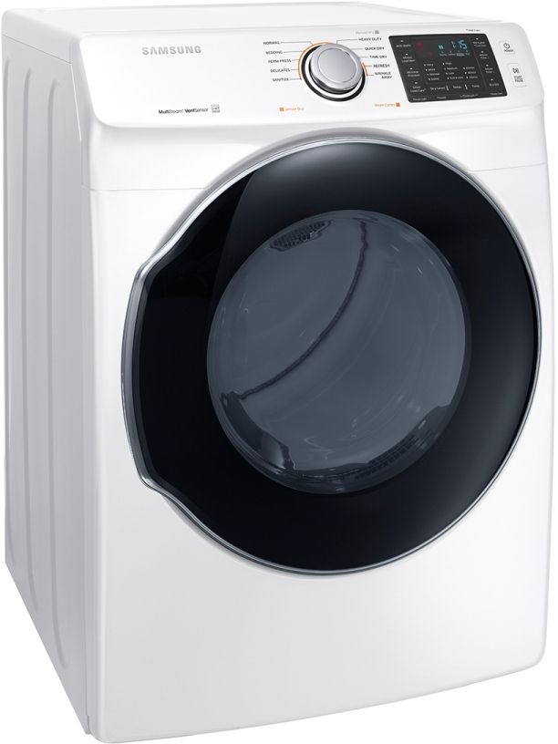 Samsung 7.5 Cu. Ft. White Front Load Electric Dryer 2