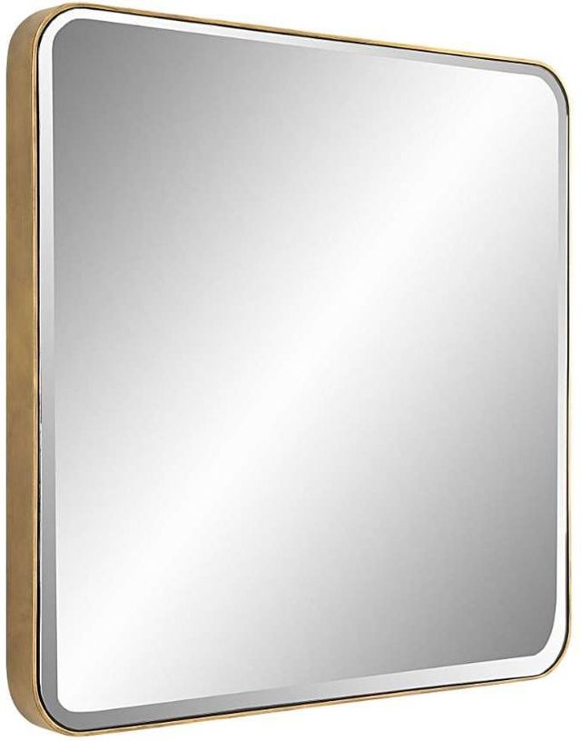 Uttermost Hampshire Gold Square Mirror-0
