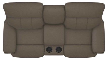 La-Z-Boy® Talladega Chestnut Leather Power Reclining Loveseat with Headrest and Console 4