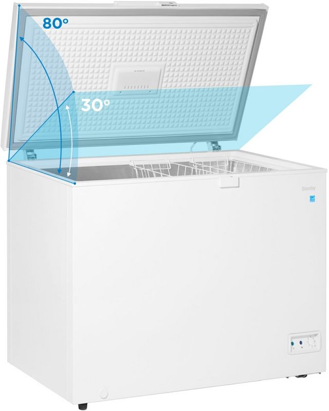 Danby® Designer 10.0 Cu. Ft. White Chest Freezer-1