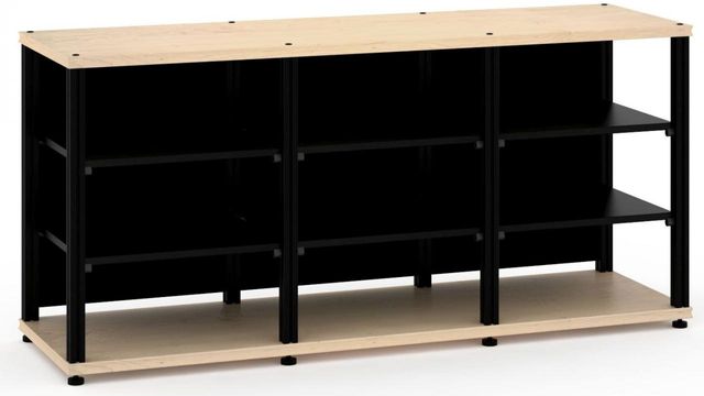 Salamander Designs® Synergy Triple 30 AV Cabinet-Natural Maple/Black 1