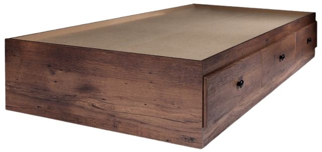 Perdue Woodworks Essential Aspen Oak Twin Mates Bed