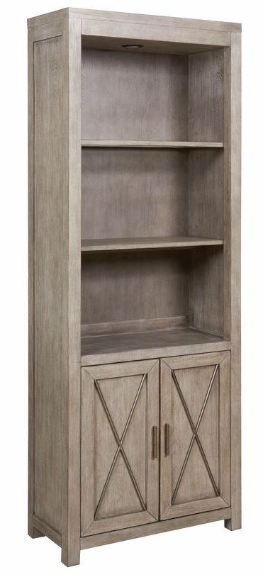Hammary® West End Off-White Bunching Bookcase-0